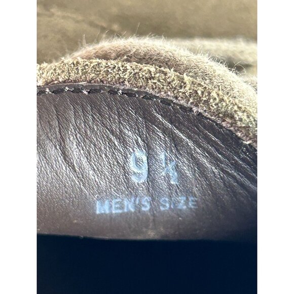 Tod's Men's Grigio Suede Wingtip Derby Lace-up Shoes in Beige - Sz 11 - Picture 7 of 9